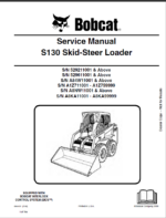 Bobcat S130 Loader Service Manual (6904121) (SN 529611001-529699999)