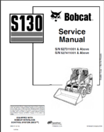 Bobcat S130 Loader Service Manual (6903151) (SN 527311001-527399999)