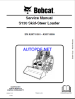 Bobcat S130 Loader Service Manual (6986565) (SN A3KY11001-A3KY19999)