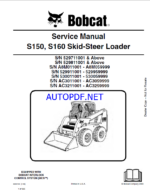 Bobcat S150 Loader Service Manual (6904126) (SN 529711001-529799999)