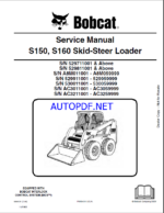 Bobcat S160 Loader Service Manual (6904126) (SN 529911001-529959999)