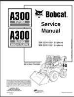 Bobcat A300 Loader Service Manual (6901932) (SN 523511001-523599999)