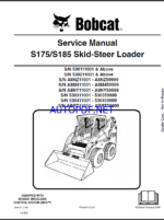 Bobcat S175 Loader Service Manual (6904132) (SN 530111001-530199999)