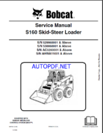 Bobcat S160 Loader Service Manual (6987034) (SN 529960001-529999999)