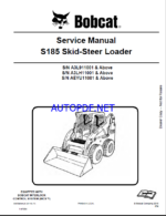 Bobcat S185 Loader Service Manual (6987049) (SN A3LH11001-A3LH99999)