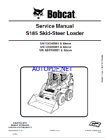 Bobcat S185 Loader Service Manual (6987036) (SN 530460001-530499999)