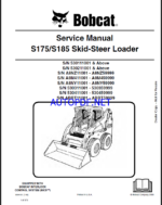 Bobcat S185 Loader Service Manual (6904132) (SN 530311001-530359999)