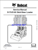Bobcat S185 Loader Service Manual (6904132) (SN 530411001-530459999)