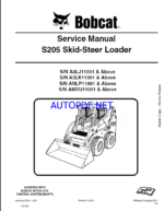 Bobcat S205 Loader Service Manual (6987050) (SN AMVU11001-AMVU99999)