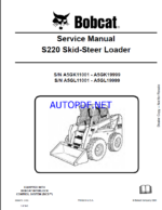 Bobcat S220 Loader Service Manual (6986679) (SN A5GK11001-A5GK19999)