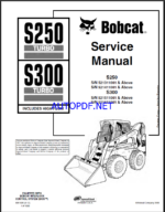 Bobcat S250 Loader Service Manual (6901926) (SN 521311001-521399999)