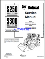 Bobcat S250 Loader Service Manual (6901926) (SN 521411001-521499999)