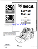 Bobcat S300 Loader Service Manual (6901926) (SN 521511001-521599999)