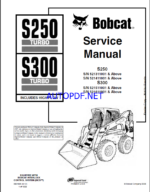 Bobcat S300 Loader Service Manual (6901926) (SN 521611001-521699999)