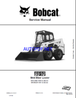 Bobcat S510 Loader Service Manual (6989666) (SN B42411001-B42499999)
