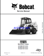 Bobcat S510 Loader Service Manual (6990327) (SN AZN411001-AZN499999)