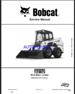 Bobcat S510 Loader Service Manual (7398587) (SN B4JB11001-B4JB99999)