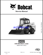 Bobcat S450 Loader Service Manual (7397845) (SN B4J711001-B4J799999)