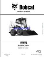 Bobcat S530 Loader Service Manual (6990673) (SN ALR811001-ALR899999)