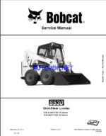 Bobcat S530 Loader Service Manual (6990673) (SN B42T11001-B42T99999)