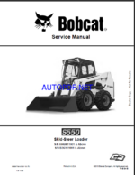 Bobcat S550 Loader Service Manual (6990677) (SN AHGM11001-AHGM99999)