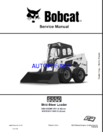 Bobcat S550 Loader Service Manual (6990677) (SN B3GY11001-B3GY99999)