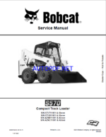 Bobcat S570 Loader Service Manual (6989675) (SN A7U811001-A7U899999)