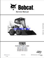 Bobcat S570 Loader Service Manual (6989675) (SN AZNB11001-AZNB99999)