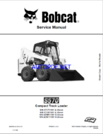 Bobcat S570 Loader Service Manual (6989675) (SN AZNC11001-AZNC99999)