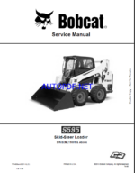 Bobcat S595 Loader Service Manual (7274925) (SN B3NL11001-B3NL99999)