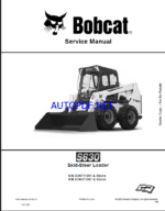 Bobcat S630 Loader Service Manual (6987160) (SN A3NT11001-A3NT99999)