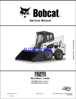 Bobcat S740 Loader Service Manual (7252363) (SN B3M311001-B3M399999)