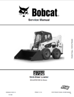 Bobcat S750 Loader Service Manual (6989464) (SN A3P211001-A3P299999)