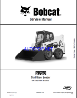 Bobcat S750 Loader Service Manual (7252370) (SN AT5211001-AT5299999)