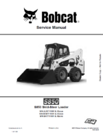 Bobcat S850 Loader Service Manual (7253829) (SN B3BY11001-B3BY99999)