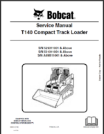 Bobcat T140 Loader Service Manual (6904150) (SN 529311001-529399999)