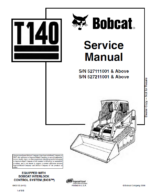 Bobcat T140 Loader Service Manual (6903153) (SN 527111001-527199999)