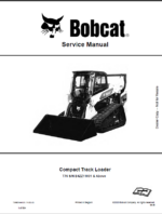Bobcat T76 Loader Service Manual (7399016) (SN B4ZZ11001-B4ZZ99999)
