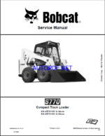 Bobcat S770 Loader Service Manual (6990253) (SN ATF211001-ATF299999)