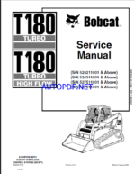 Bobcat T180 Loader Service Manual (6902502) (SN 524311001-524399999)