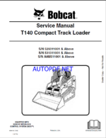 Bobcat T140 Loader Service Manual (6904150) (SN 531311001-531399999)