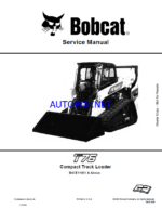Bobcat T76 Loader Service Manual (7323984) (SN B4CE11001-B4CE99999)
