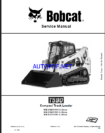 Bobcat T590 Loader Service Manual (6989683) (SN A3NR11001-A3NR99999)