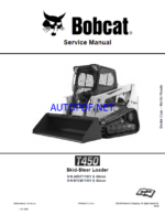 Bobcat T450 Loader Service Manual (6990394) (SN AUVP11001-AUVP99999)