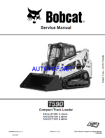 Bobcat T590 Loader Service Manual (6990693) (SN B3Z711001-B3Z799999)