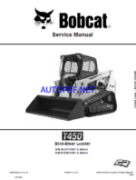Bobcat T450 Loader Service Manual (6990394) (SN AUVP11001-AUVP99999)