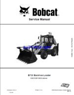 Bobcat B730 Backhoe Loader Service Manual (7402302) (SN B53R11000-B53R99999)