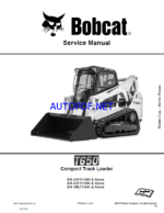 Bobcat T650 Loader Service Manual (6987172) (SN 1MLT11001-1MLT99999)