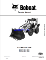 Bobcat B730 Backhoe Loader Service Manual (7402295) (SN B53S11000-B53S99999)