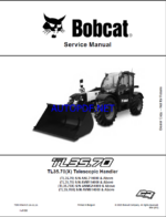 Bobcat TL3570 VersaHANDLER® TTC, Telescopic Handler Service Manual (7283169) (SN AVM614000-AVM699999)